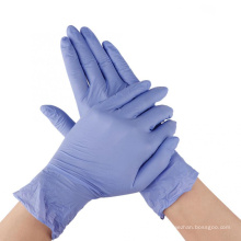 Hot Sale Disposable Blue latex Tattoo Gloves